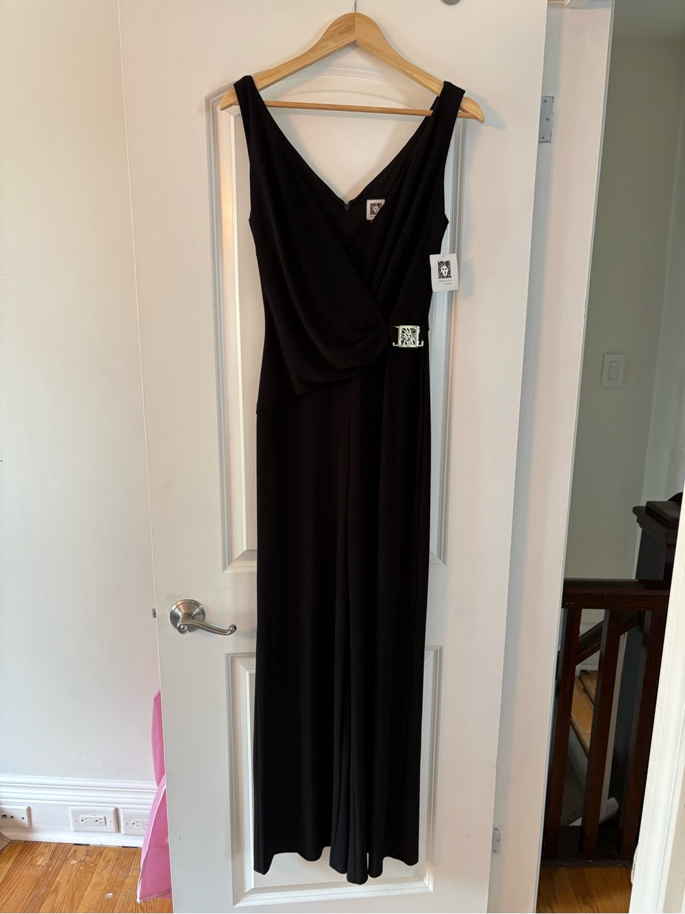 Anne Klein - black formal jumpsuit - 4